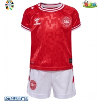 Danmark Hjemmedraktsett Barn EM 2024 Kortermet (+ Korte bukser)